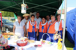 Reprezentacja Gminy Kozłów podczas Dożynek Powiatowych 2019 w Słaboszowie